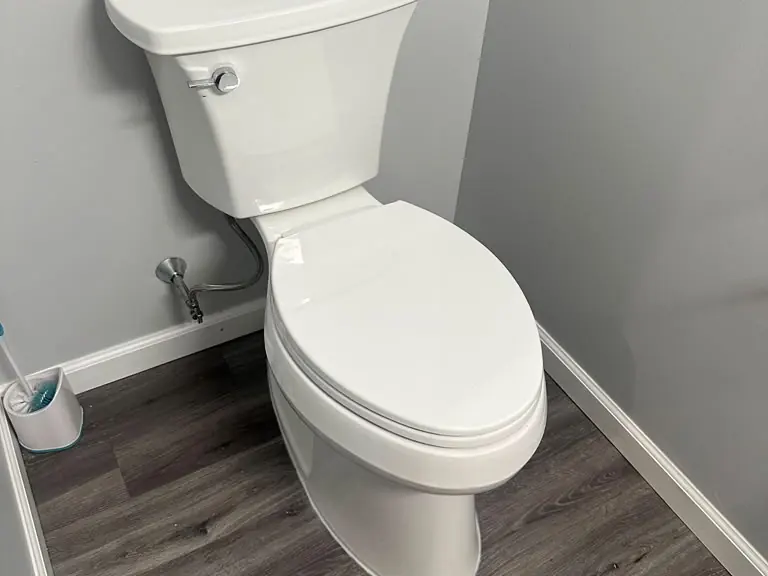 New toilet professionally installed — Lumin Drain NJ
