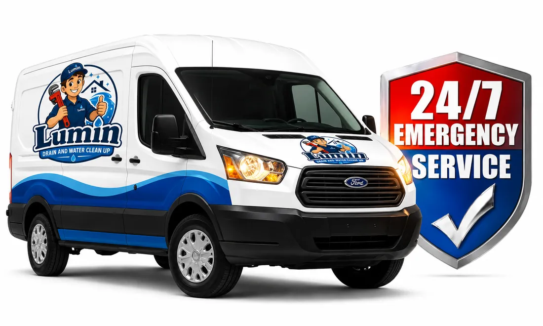Lumin Drain NJ emergency service van ready for 24/7 dispatch in Eatontown NJ